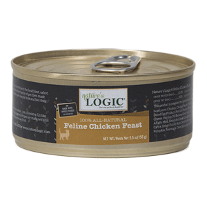 Natures Logic Chicken Canned Cat Food 24/5.5 oz Natures Logic, natures logic, Chicken, Canned, Cat Food, cat, wet